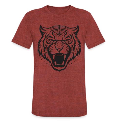 Wild Tiger Fashion, the fury of the feline tiger. - Unisex Tri-Blend T-Shirt