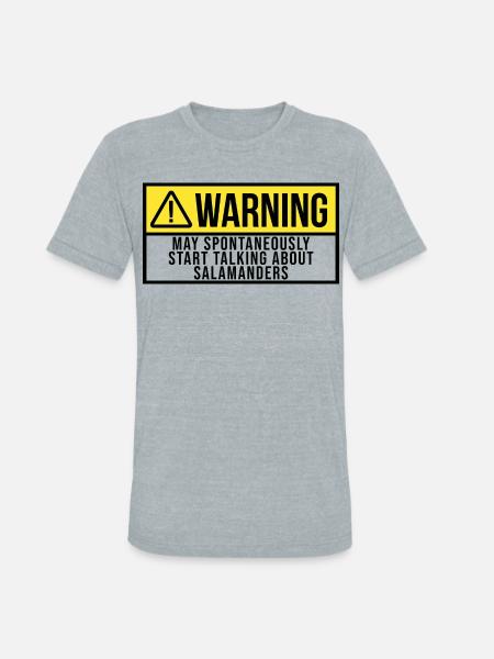 Salamander Salamander - Unisex Tri-Blend T-Shirt - heather grey
