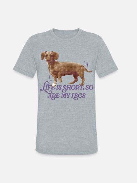 Life Is Short  - Unisex Tri-Blend T-Shirt - heather grey