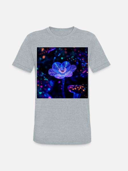 Blaque Light - Unisex Tri-Blend T-Shirt - heather grey