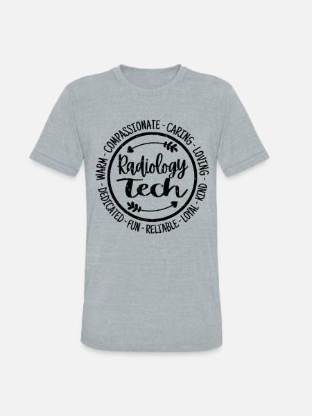 Radiology Tech - Unisex Tri-Blend T-Shirt - heather grey