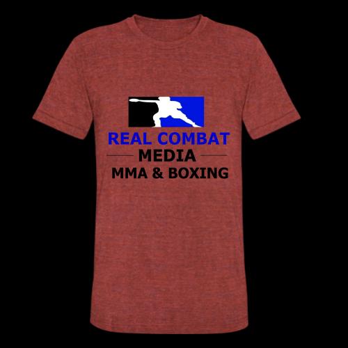 RCM MMA & BOXING Blue Logo - Unisex Tri-Blend T-Shirt