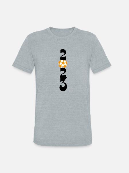SPORT FOOTBALL - Unisex Tri-Blend T-Shirt - heather grey