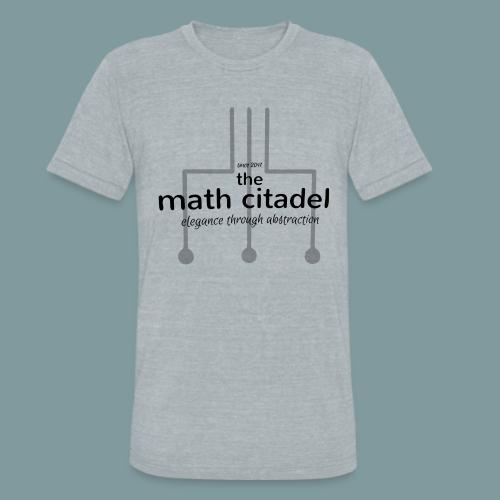 Abstract Math Citadel - Unisex Tri-Blend T-Shirt