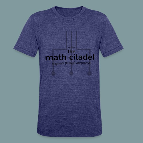Abstract Math Citadel - Unisex Tri-Blend T-Shirt