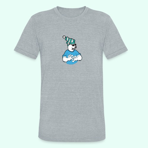 Sarcasm XD Poaly the Polar bear - Unisex Tri-Blend T-Shirt