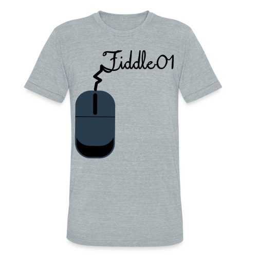 Fiddle01 Mouse Design - Unisex Tri-Blend T-Shirt