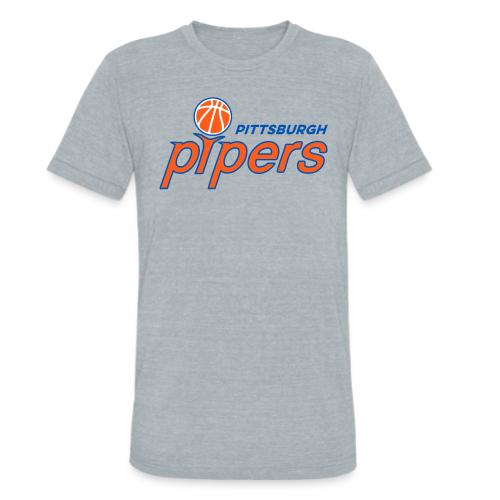 Pittsburgh Pipers - on Gray - Unisex Tri-Blend T-Shirt