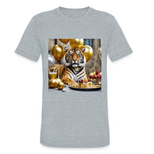 Festive Tiger Souvenirs Parties Special Events - Unisex Tri-Blend T-Shirt
