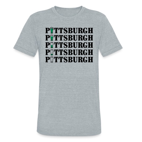 Green Beer in Pittsburgh - Unisex Tri-Blend T-Shirt
