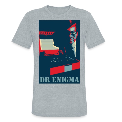 Dr Enigma+Enigma Machine - Unisex Tri-Blend T-Shirt