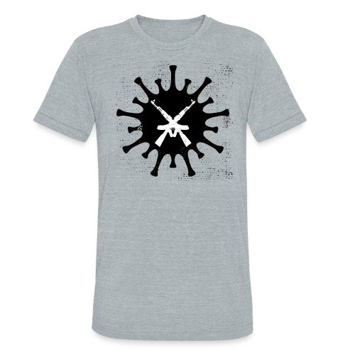 krossed AK´s / Virus black - Unisex Tri-Blend T-Shirt