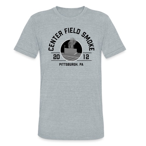 Center Field Smoke (Light) - Unisex Tri-Blend T-Shirt