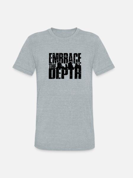 Embrace the Depth - Canyon - Unisex Tri-Blend T-Shirt - heather grey