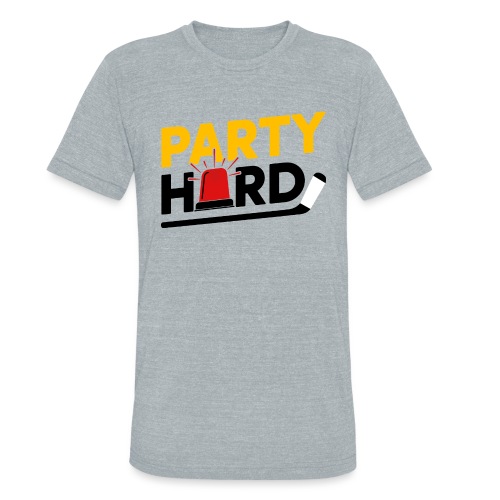 Party Hard on Light - Unisex Tri-Blend T-Shirt