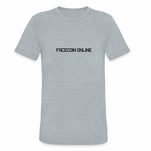 facecoin online dark - Unisex Tri-Blend T-Shirt
