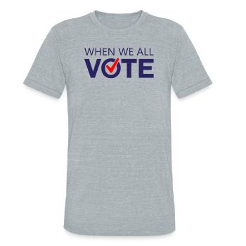 November Is Coming Shirt Midterms March - Unisex Tri-Blend T-Shirt - heather grey - Front - Brady (186cm)