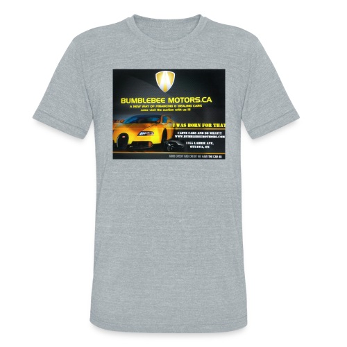 BUMBLEBEE MOTORS - Unisex Tri-Blend T-Shirt