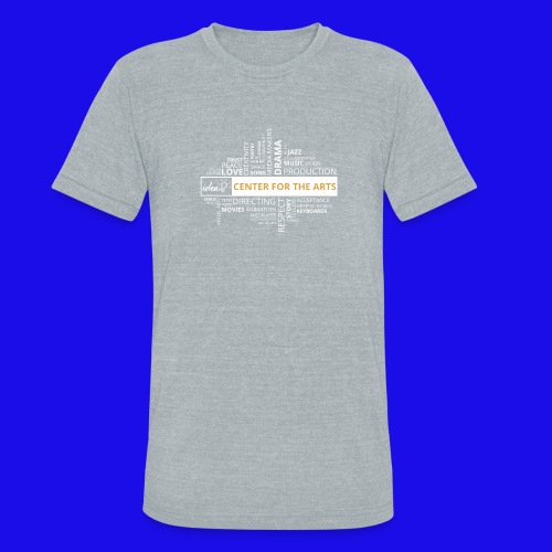 IDEA Logo and Visual Arts & Positive Words - Unisex Tri-Blend T-Shirt