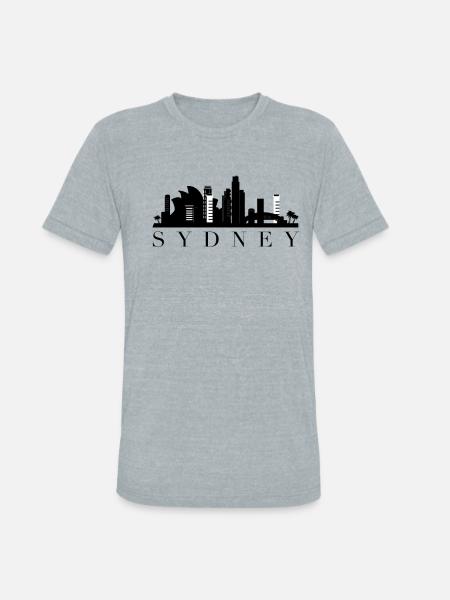 Sydney - Unisex Tri-Blend T-Shirt - heather grey