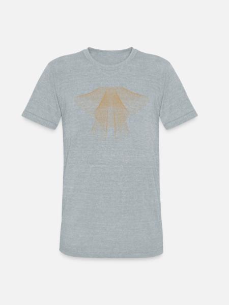 Abstract Dot Design - Unisex Tri-Blend T-Shirt - heather grey
