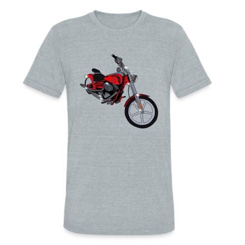 Motorcycle red - Unisex Tri-Blend T-Shirt