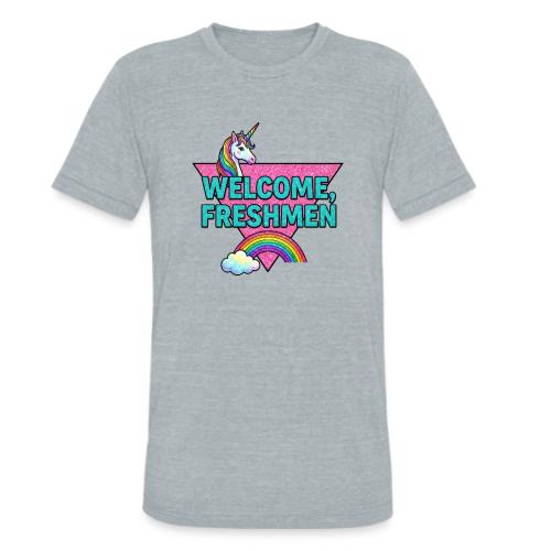 Welcome, Freshmen - Unisex Tri-Blend T-Shirt