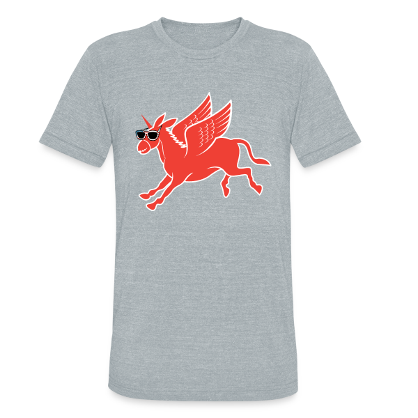 Wonderhussy Pegasus - Unisex Tri-Blend T-Shirt