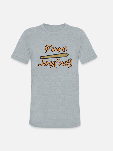 Pure Joy(nt) - Unisex Tri-Blend T-Shirt - heather grey