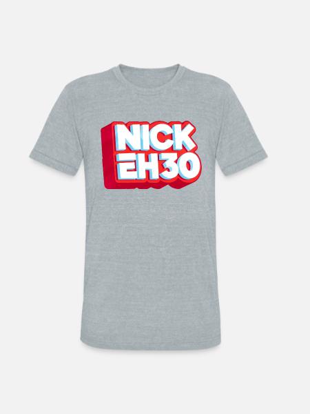 nick eh 30 - Unisex Tri-Blend T-Shirt - heather grey