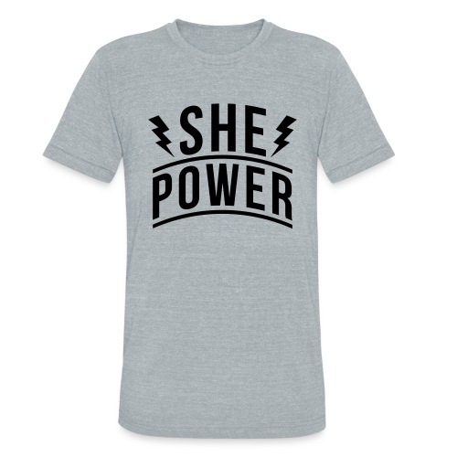 She Power - Unisex Tri-Blend T-Shirt