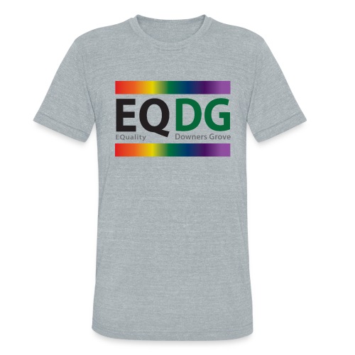 EQDG logo - Unisex Tri-Blend T-Shirt