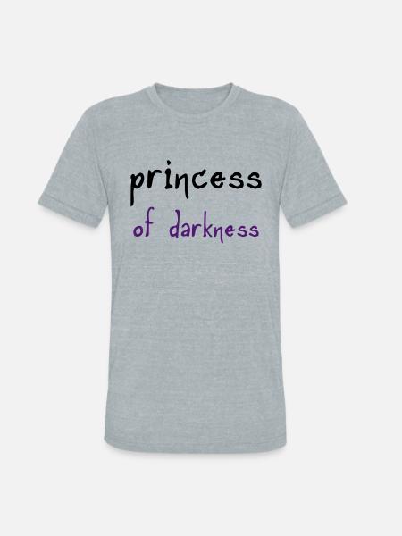 Princess of Darkness - Unisex Tri-Blend T-Shirt - heather grey