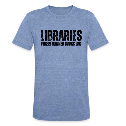 Black and White Simple Quote Typography T Shirt - Unisex Tri-Blend T-Shirt