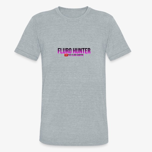 The Fluro Hunter Black And Purple Gradient - Unisex Tri-Blend T-Shirt