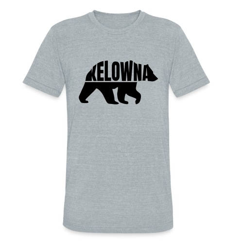 Kelowna Grizzly B&W - Unisex Tri-Blend T-Shirt