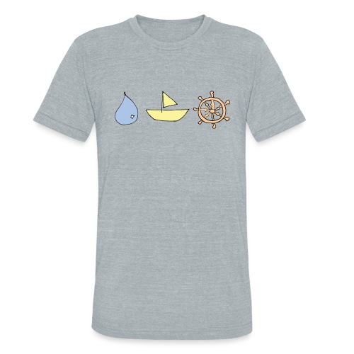 Drop, ship, dharma - Unisex Tri-Blend T-Shirt