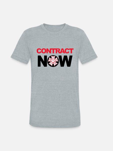 Contract now snl t shirt - Unisex Tri-Blend T-Shirt - heather grey