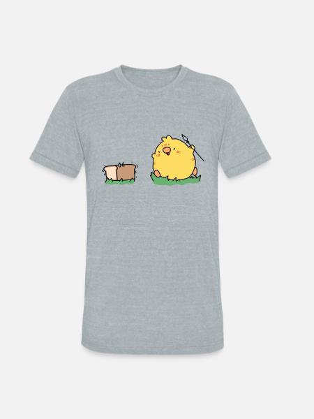 Bread Hunting - Unisex Tri-Blend T-Shirt - heather grey