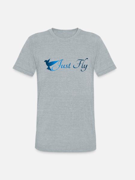 05 Just Fly - Unisex Tri-Blend T-Shirt - heather grey