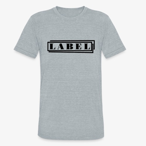LABEL Logo - Unisex Tri-Blend T-Shirt