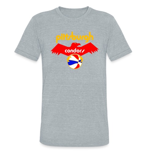 Pittsburgh Condors - On Gray - Unisex Tri-Blend T-Shirt