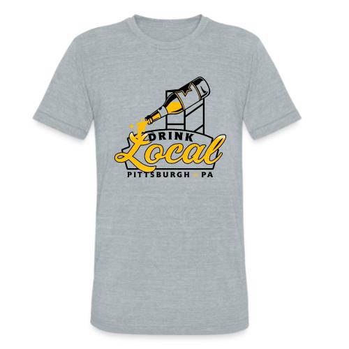 drink local pgh png - Unisex Tri-Blend T-Shirt