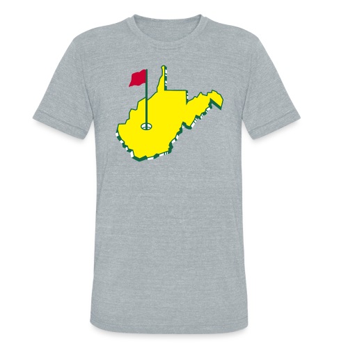 West Virginia Golf (Full) - Unisex Tri-Blend T-Shirt