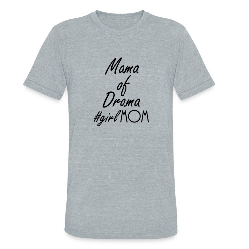 Girl mom black - Unisex Tri-Blend T-Shirt