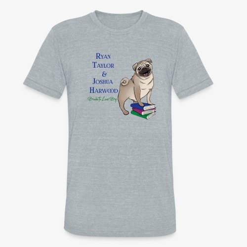 Books to Love By Author Logo - Unisex Tri-Blend T-Shirt