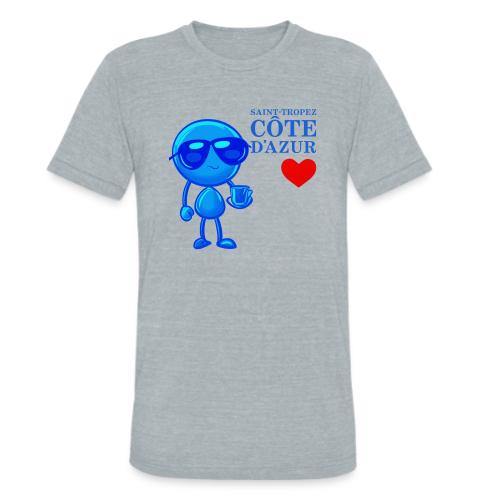 Smoon City_Saint Tropez Côte d'Azur - Unisex Tri-Blend T-Shirt