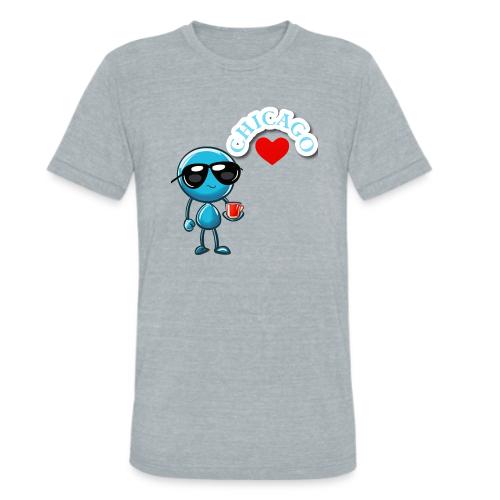 Smoon City_Chicago - Unisex Tri-Blend T-Shirt