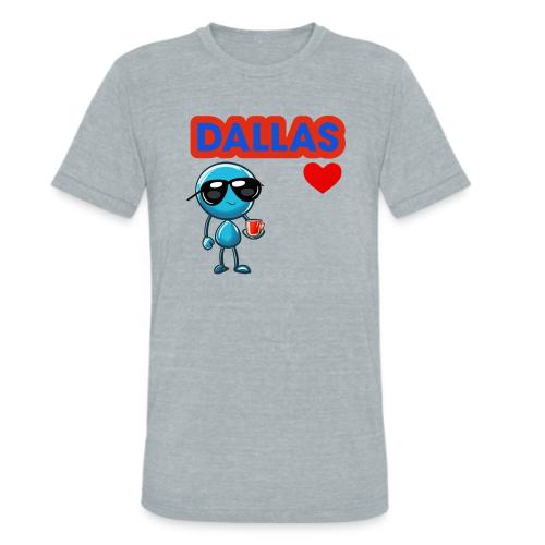 Smoon City_Dallas - Unisex Tri-Blend T-Shirt
