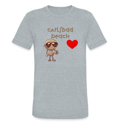 Smoon City_Carlsbad Beach - Unisex Tri-Blend T-Shirt